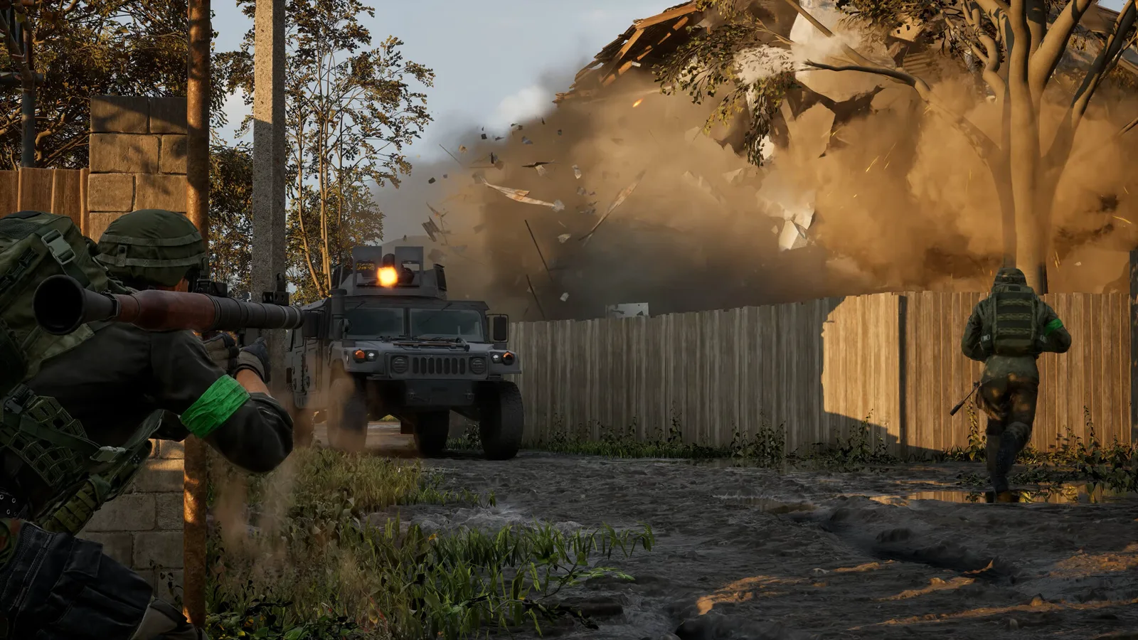 WARDOGS street combat match running normally with the full HUD after a successful launch